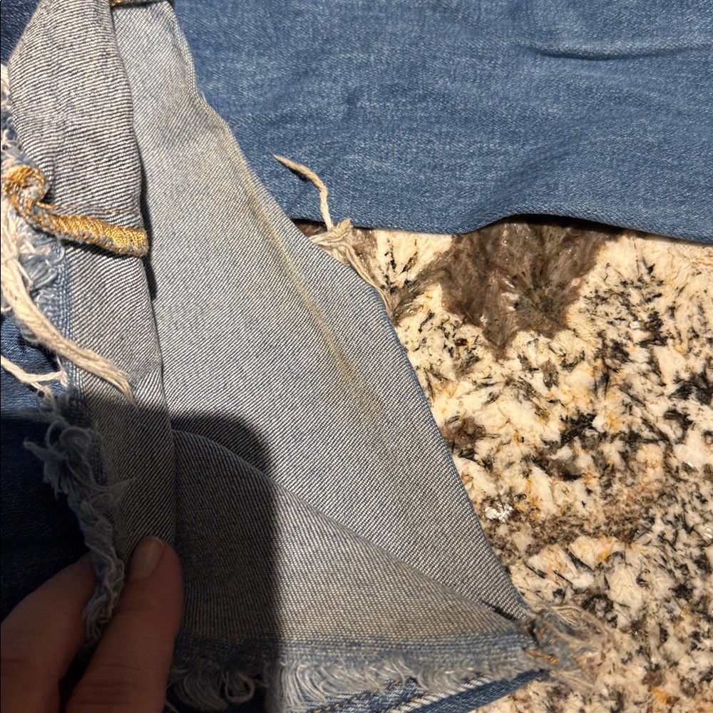 Blue Flare Jeans with Star Accents - Picture 8 of 9